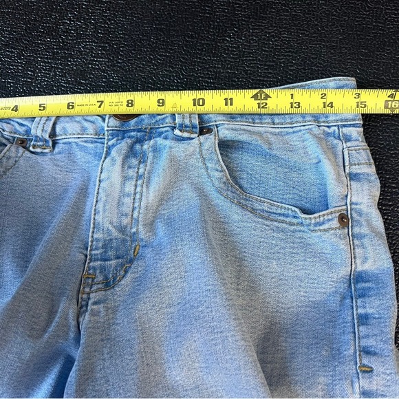 Jag Jeans Women's Light Wash Cropped Wide Leg Jeans Sz 8 Selvage Denim Ankle - Picture 8 of 9